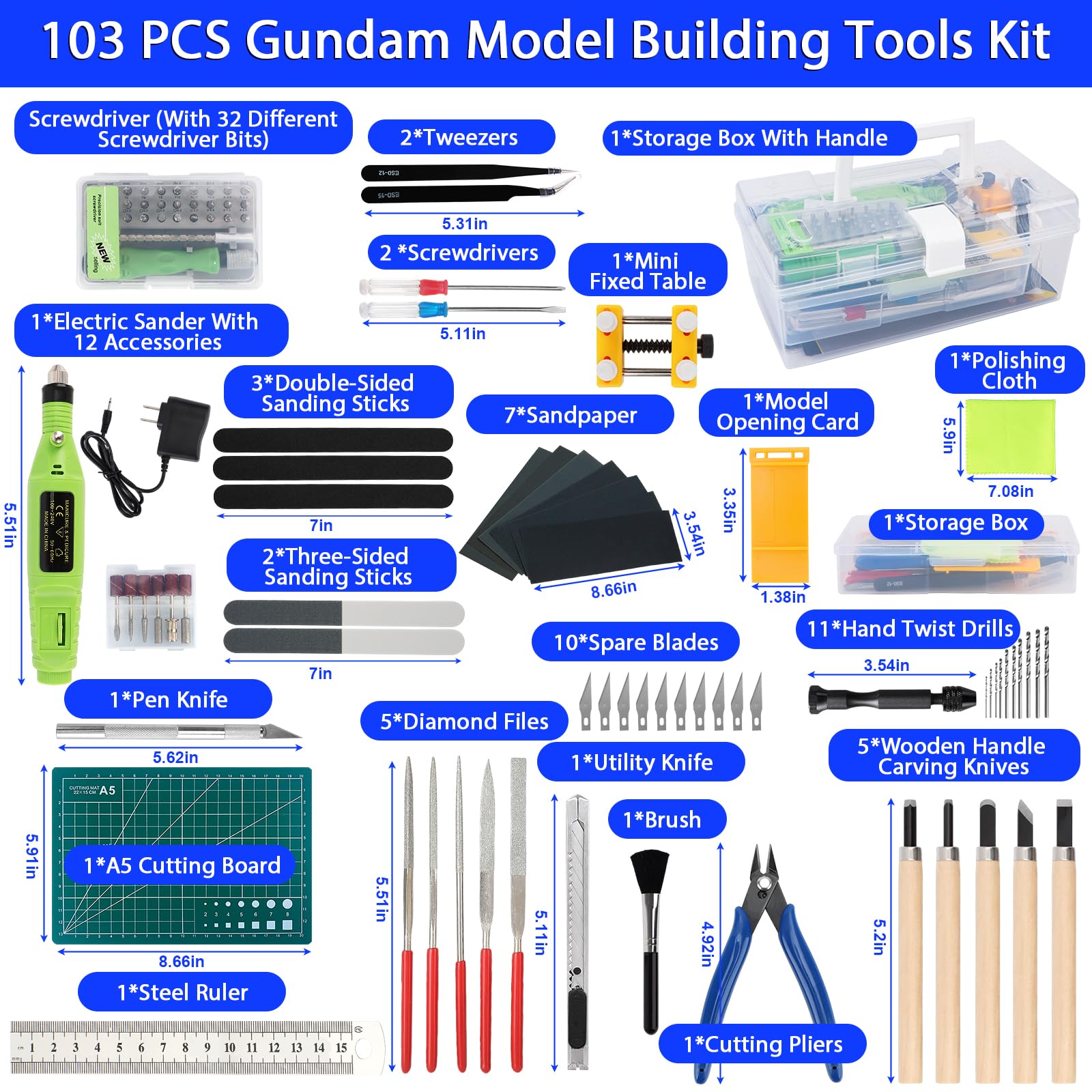 Amazon | ガンダム ツールキット 103個 プロモデル ガンダム用 模型用