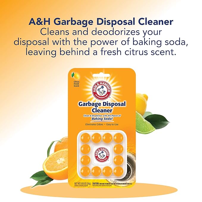 Arm & Hammer Limpiador para Triturador de Basura 24 Cápsulas miniatura 2
