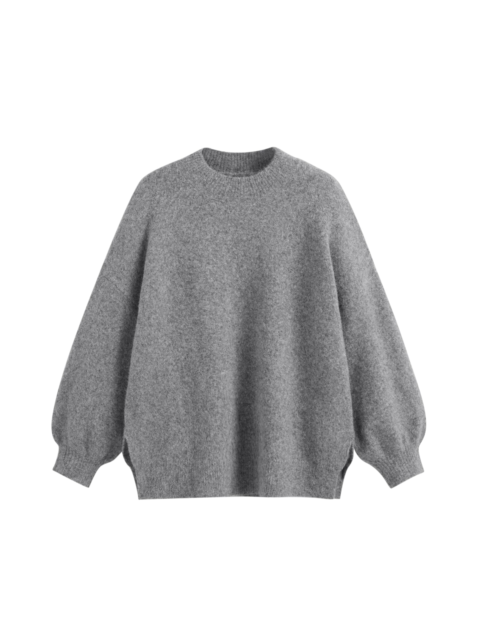 CIDER Womens Wool Blend Oversized Knit Sweater Pullover Crew Neck Casual Cozy Sweaters Trendy