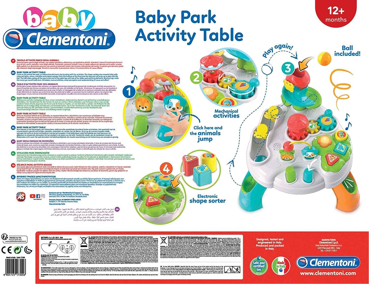 Clementoni Baby Park Activity Table