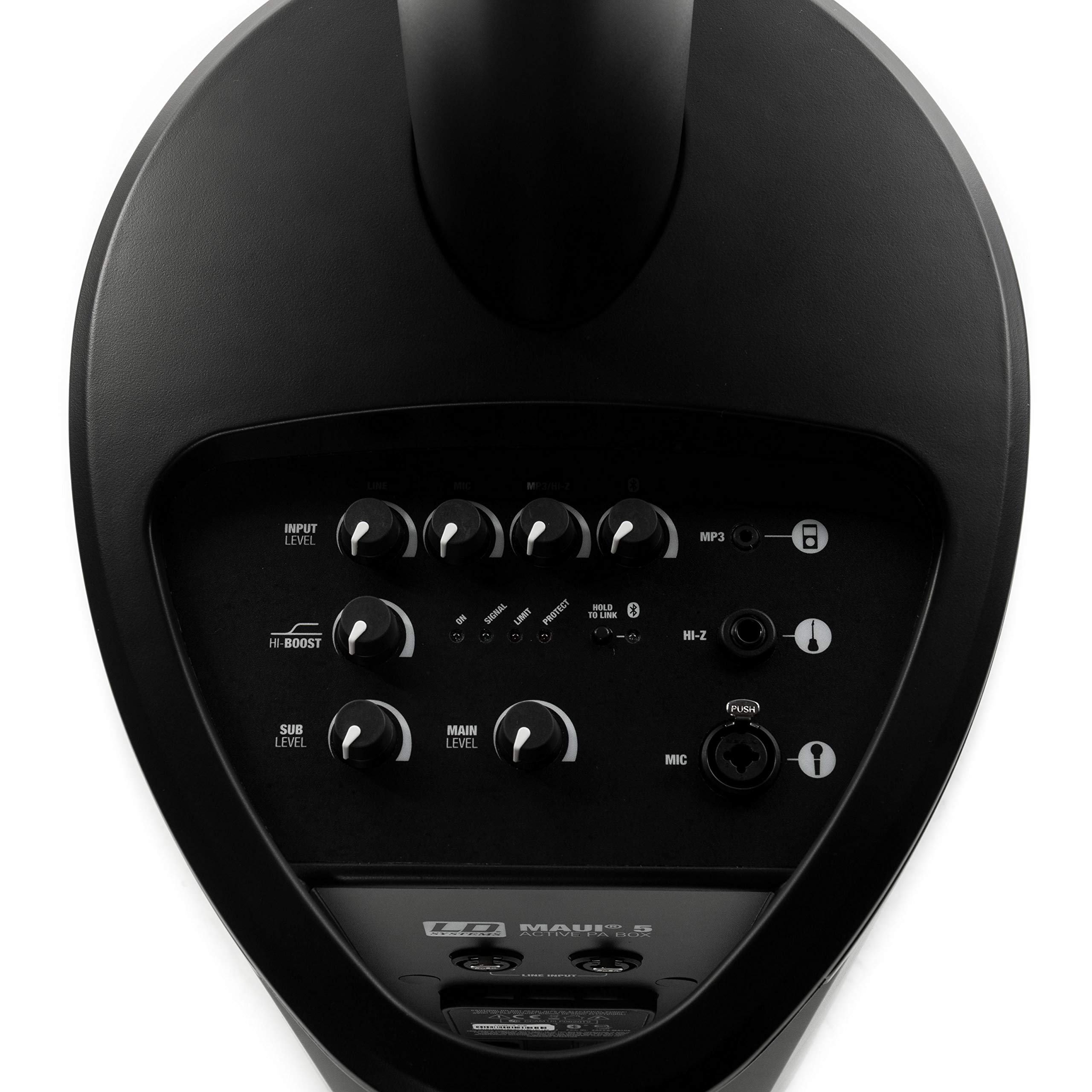 LD Systems MAUI 5 - Sistema PA a colonne, ultra-portatile con mixer e Bluetooth