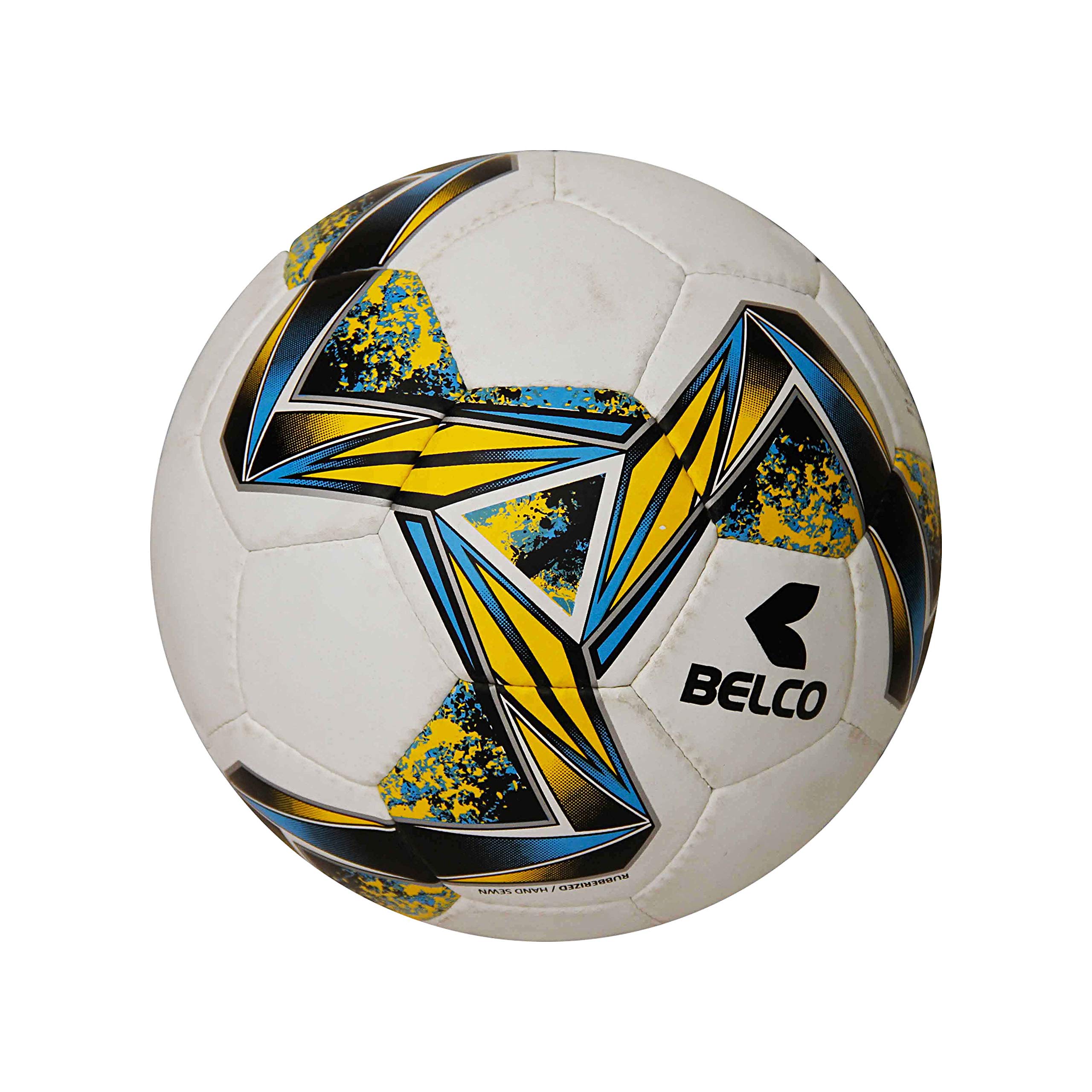 BELCO SPORTSPrime 3Ply Synthetic Rubber 32 Panel Football Size 5