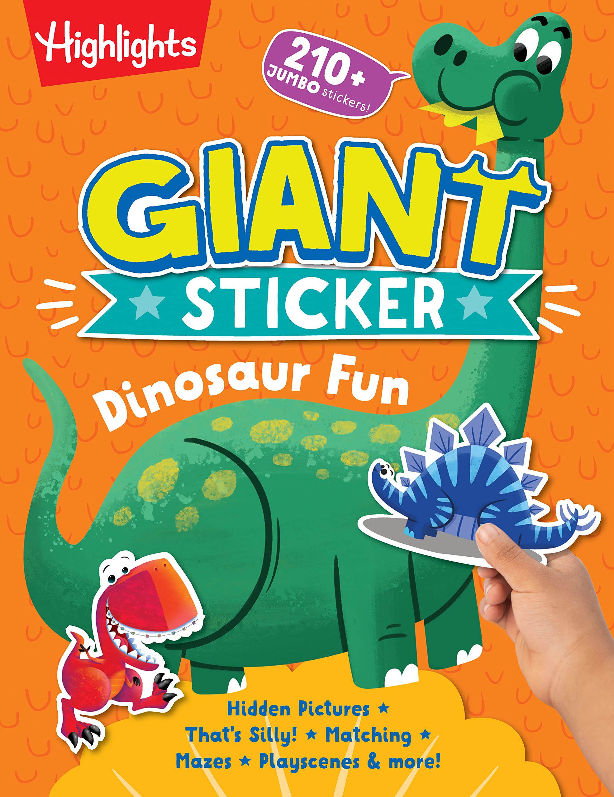 Giant Sticker Dinosaur Fun Highlights Paperback Highlights 9781644729298