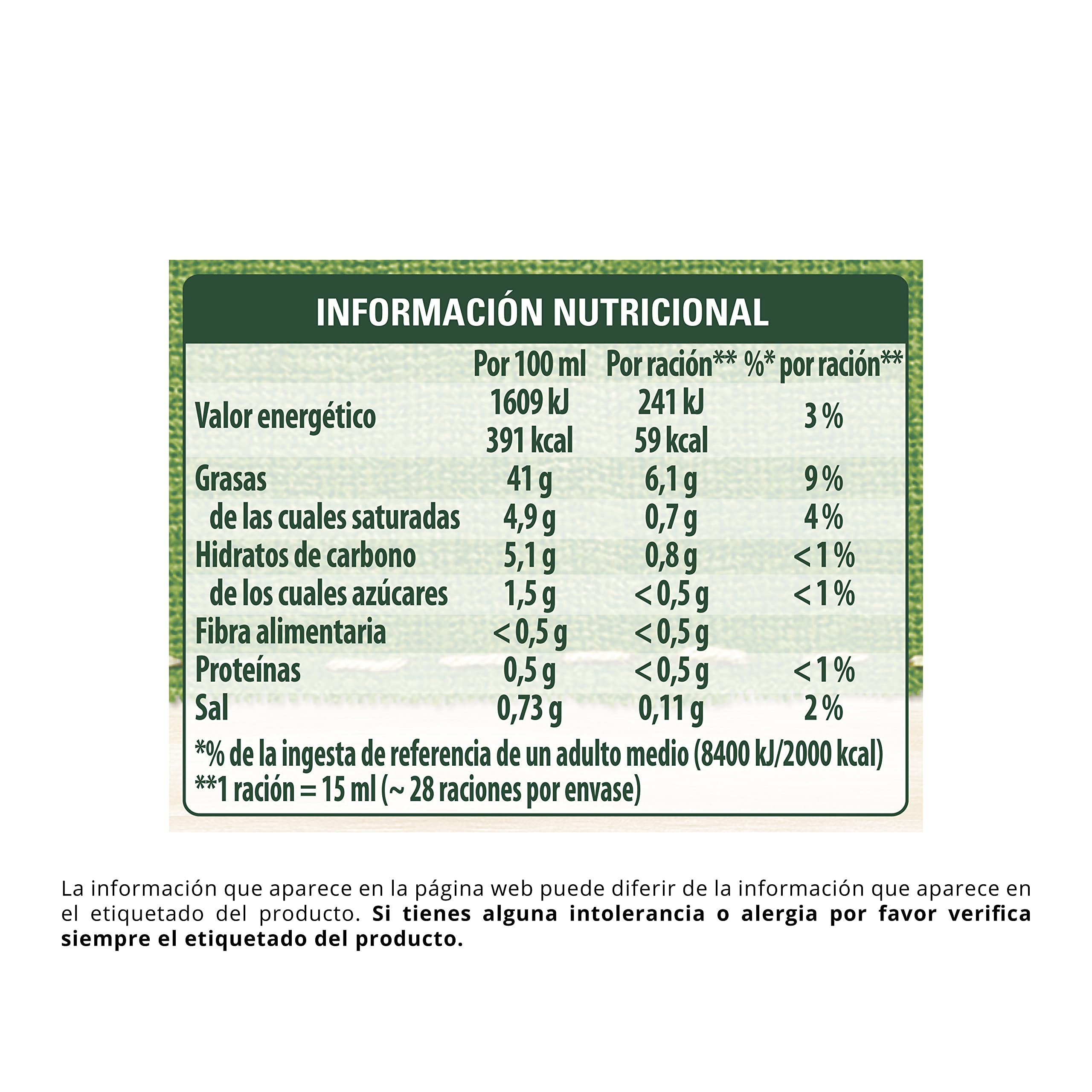 Mayonesa casera Calvé frasco 430 ml — view 2