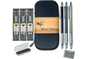 MstrSktch 2mm Mechanical Pencils for Artists, Students and Professionals