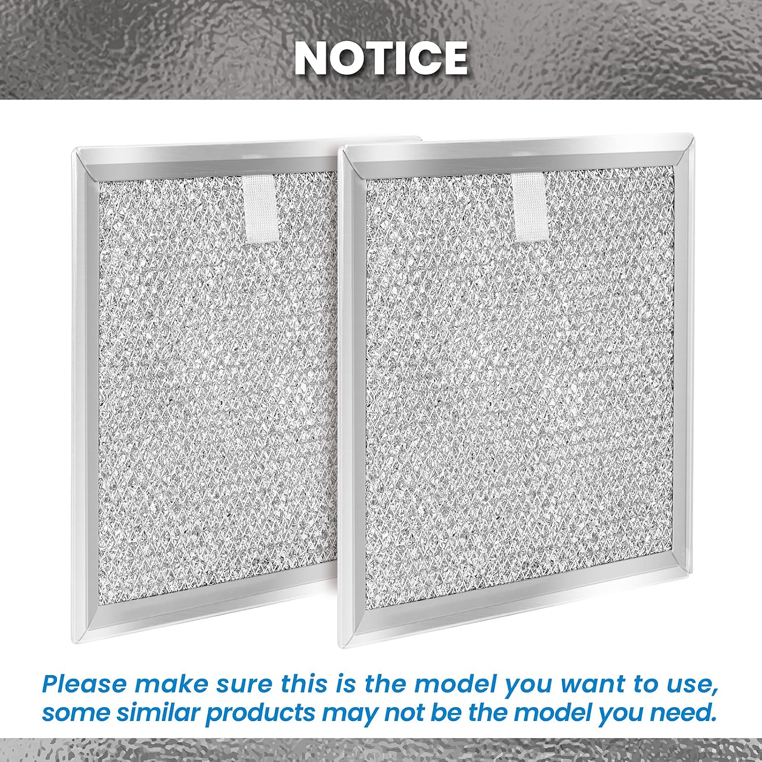 AP5306190 Mesh Grease Filter for Samsung Microwave, Aluminum, 2 Pack