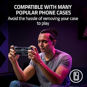 Razer Kishi Ultra Gaming Controller for Android, iPhone 15 & 16 Series, iPad Mini A17 Pro & 6 (USB C): Pro Controls - Ergonomic Grip - Stream PC, Xbox, PS5 Games on Mobile, Phone, Tablet - Chroma RGB