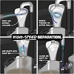 Mullet High-Speed Cyclone Dust Collector for Shop Vacuum - Sawdust Separator, Dust Collectors for Woodworking, Garage, Hobbyist Debris Extraction