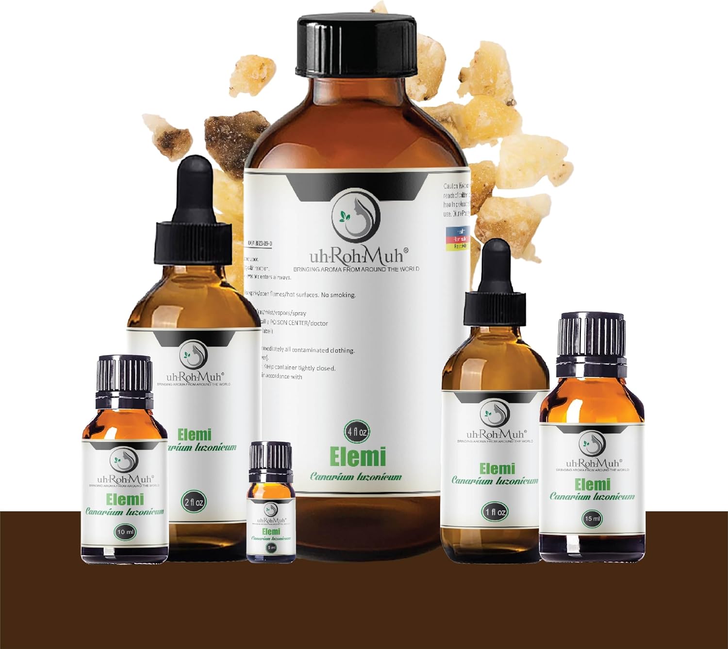 Elemi Essential Oil – 100% Pure & Natural Steam Distilled from Canarium luzonicum Resin | Uplifting Citrus-Woody Aroma for Aromatherapy, Skincare & Massage | Middle Note | from France | 5ml