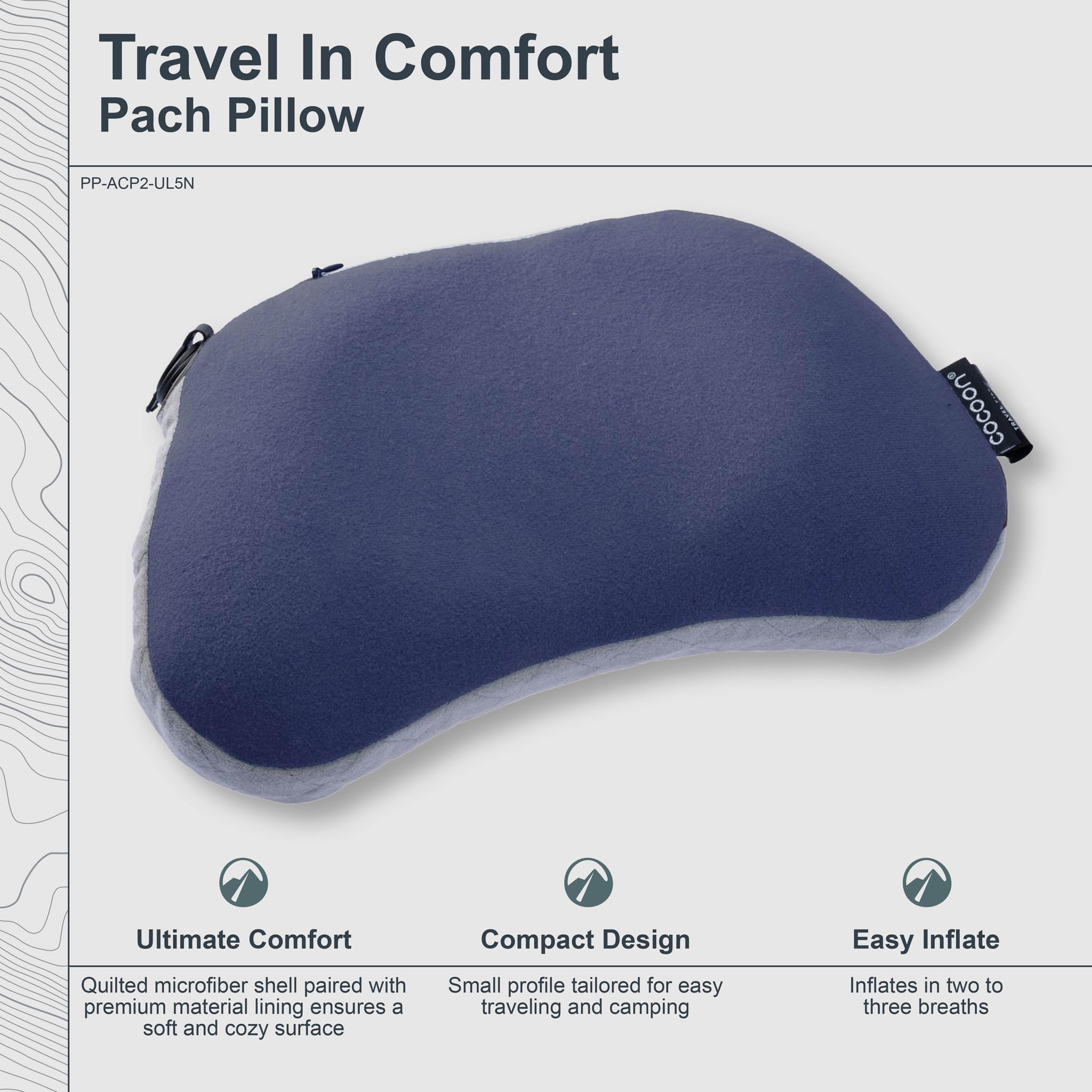 COCOON - Premium - Pack Oreiller - Bleu galaxie