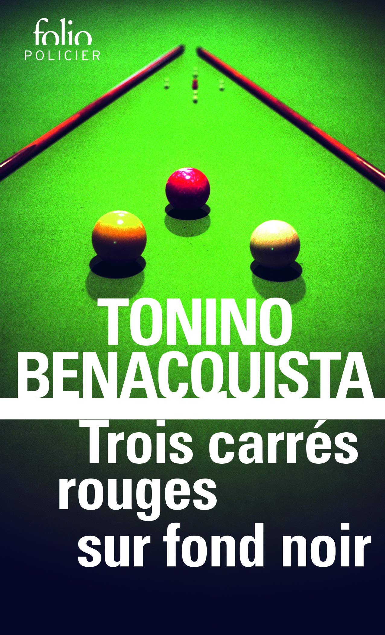 TROIS CARRÉS ROUGES SUR FOND NOIR [Pocket Book] BENACQUISTA,TONINO