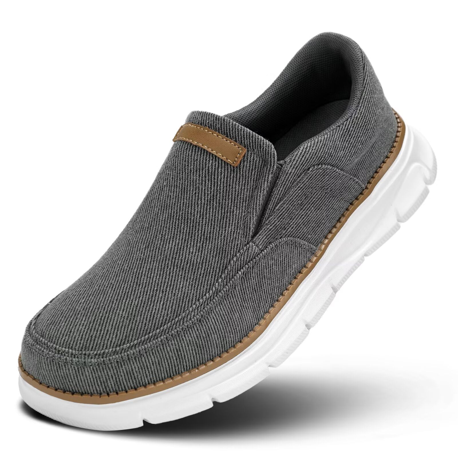 Mens Slip in Loafers Boat Slip On Casual Shoes Fashion Walking Dress Sneakers Work Lightweight Oxfords Soft Sole