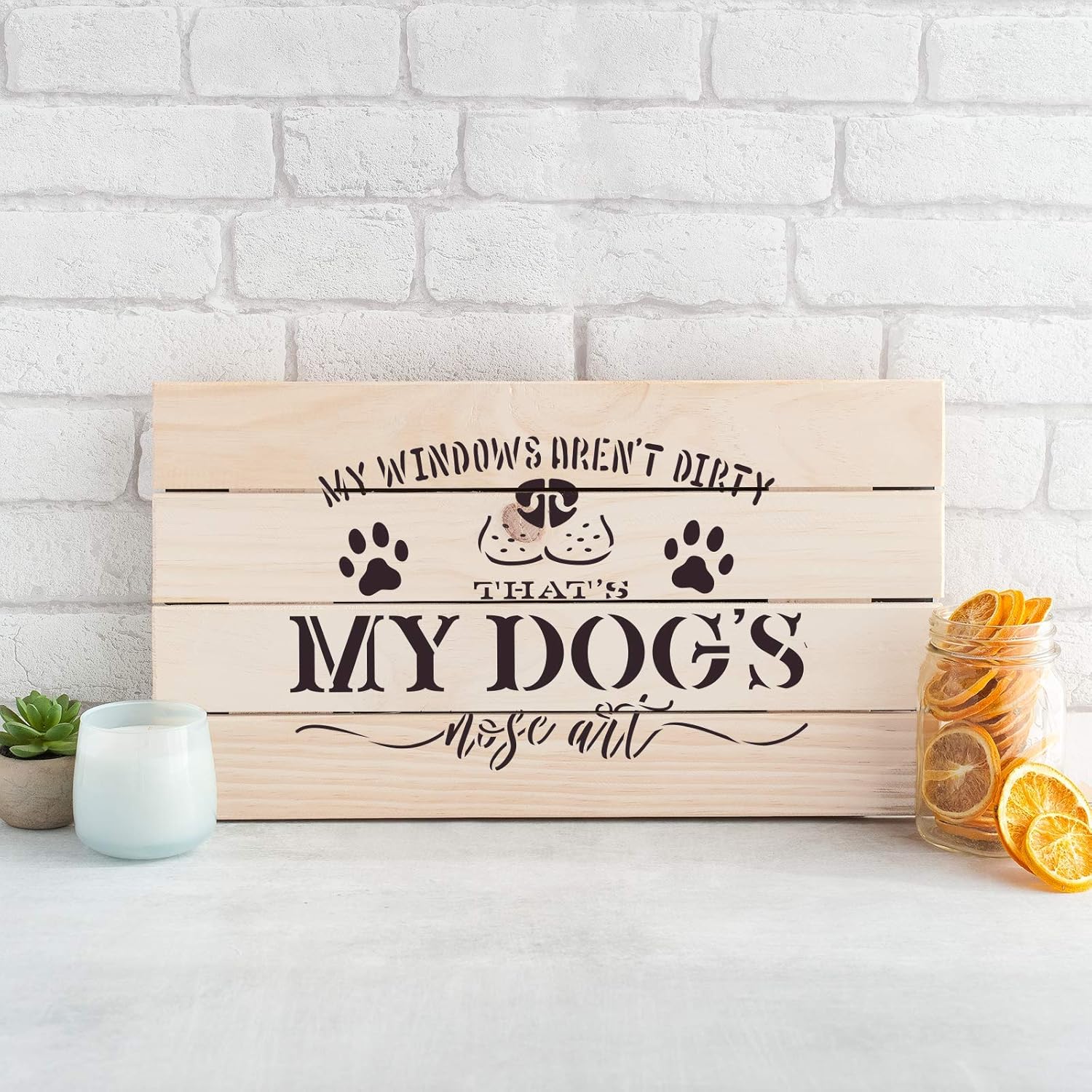 Dog Nose Art Stencil - Dog Art, Dog Gifts for Women, Pets Gift, Dog Nose Stencil, Pet Owner Gift