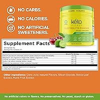 Vista 2 de Polvo de electrolitos Keto Vitals Electrolitos aptos para dietas keto con potasio, magnesio, sodio, calcio Suplemento de electrolitos keto
