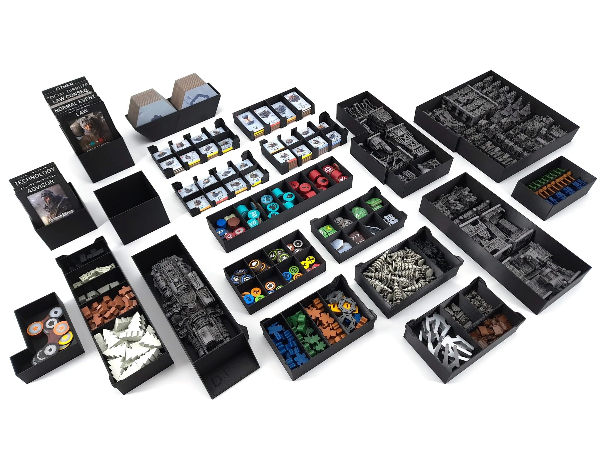 Tinkering Paws Board Game Insert for Frostpunk: The Boardgame
