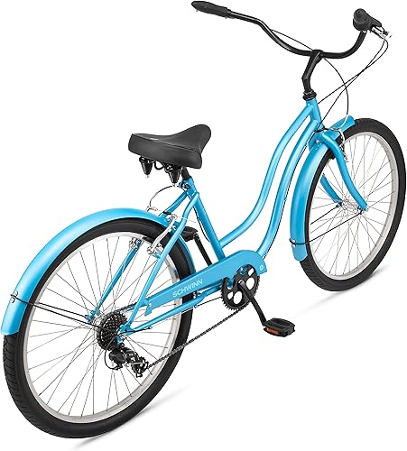 Miniatura 56 de Schwinn Mikko Adult Beach Cruiser Bike Azul marino