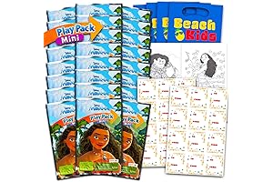 Moana Party Pack | 24 Disney-Themed Activity Favors for Kids' Valentine's Celebrations