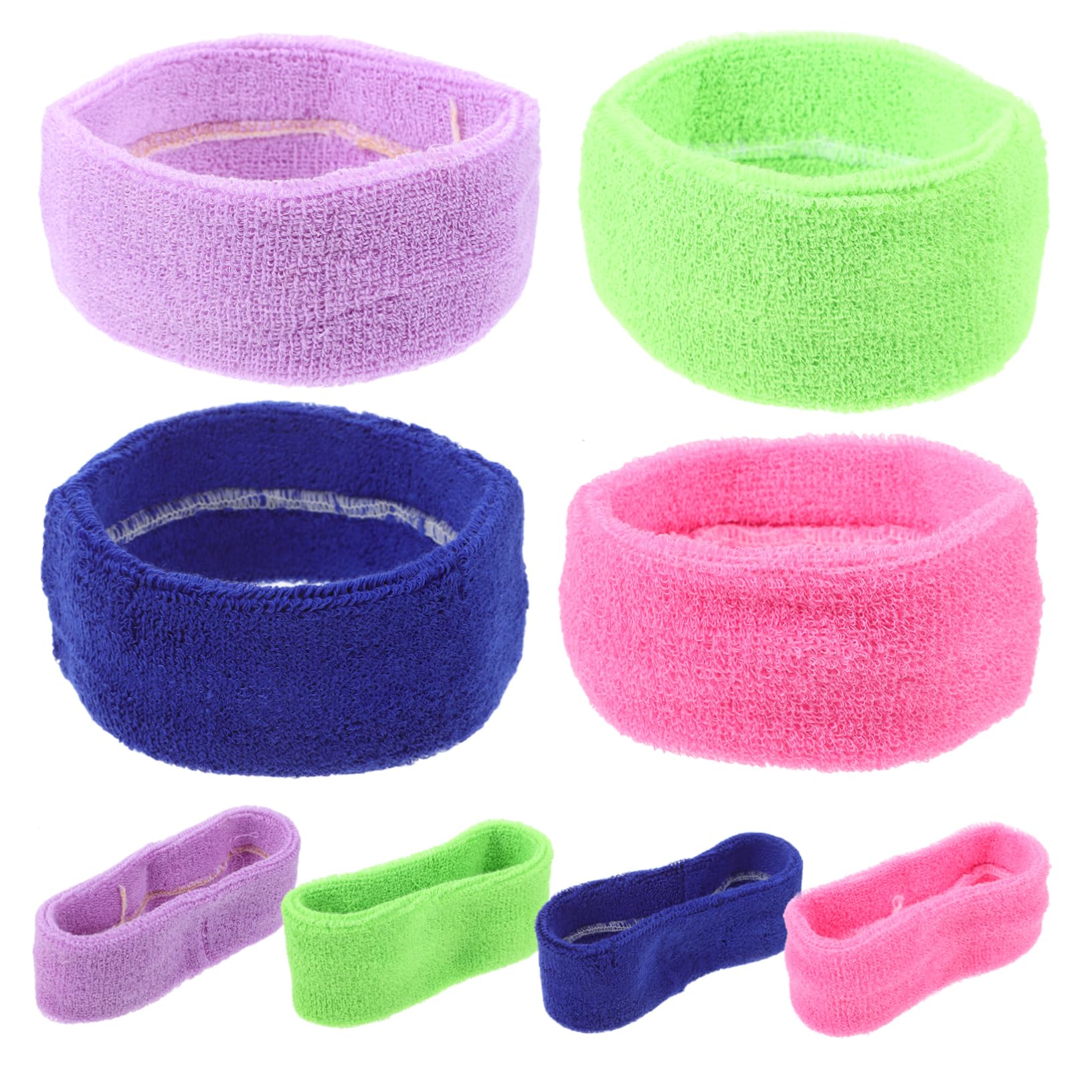 TOYANDONA Bandeau D'entraînement Salle De Sport Bande De Cheveux Gris Bande De Sueur De Sport Bandeau Anti-Transpiration Pratique Fil De Polyester