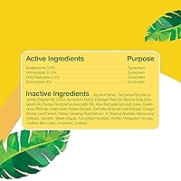 Vista 3 de Alba Botanica Kids Sunscreen Spray for Face and Body, Tropical Fruit, Broad Spectrum SPF 50, Water Resistant, 5 fl. oz. Bottle