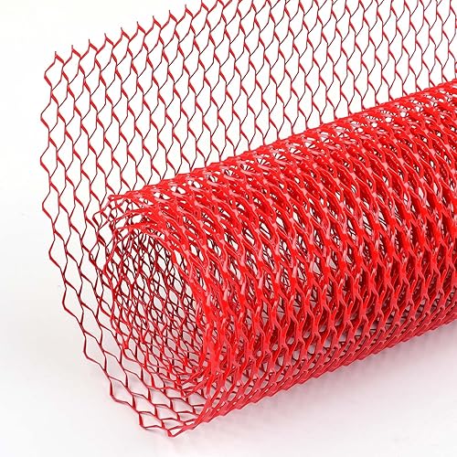 Miniatura 222 de AggAuto Malla universal para parrilla de automóvil de 40 x 13 pulgadas, de acero inoxidable revestido de cloruro de polivinilo, rejilla