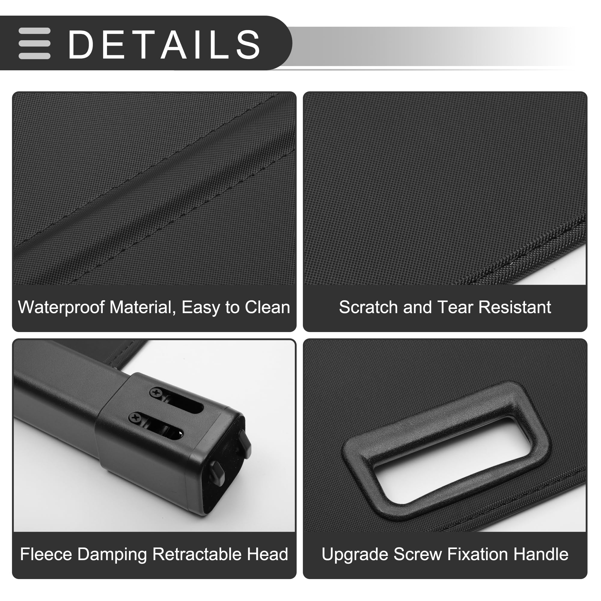 AQAE Retractable Cargo Cover For Cadillac Lyriq 2023-2024 - Trunk Security Shade