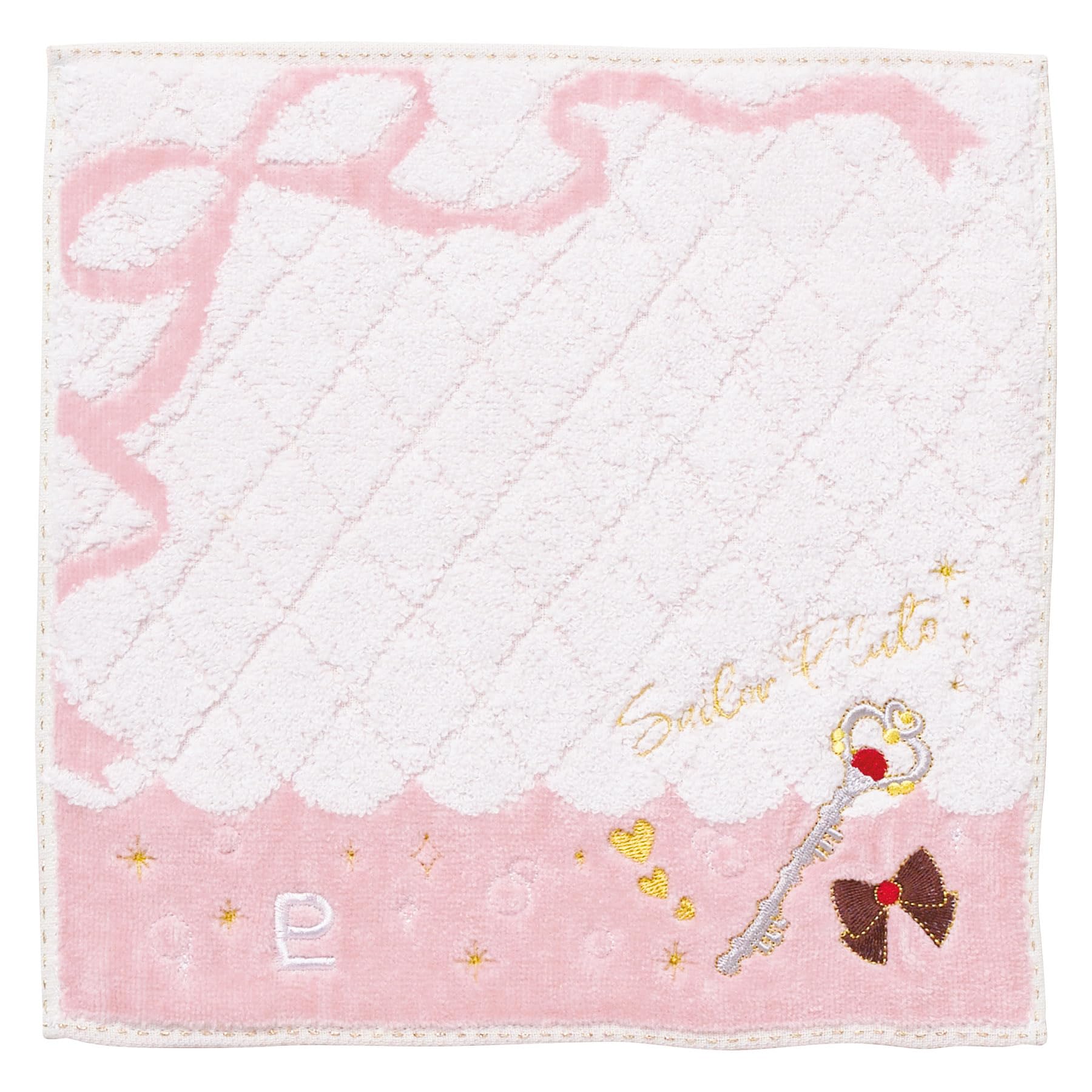 Sailor Moon Sailor Pluto Mini Towel 9.8in Embroidered Cotton Bandai