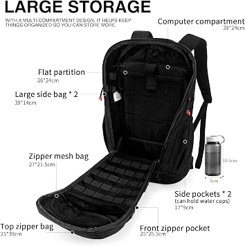 Mardingtop Tactical Backpack for Men 35L