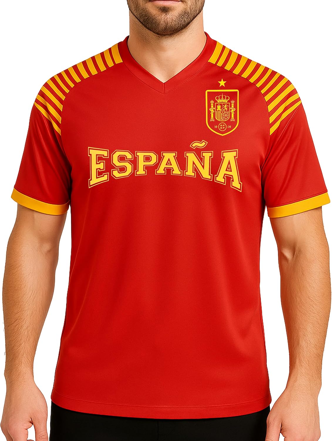 Icon Sports Officially Licensed Royal Spanish Football Federation Game Day T-Shirt - Unisex Adult