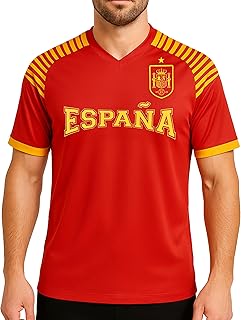 Icon Sports Officially Licensed Royal Spanish Football Federation Game Day T-Shirt - Unisex Adult