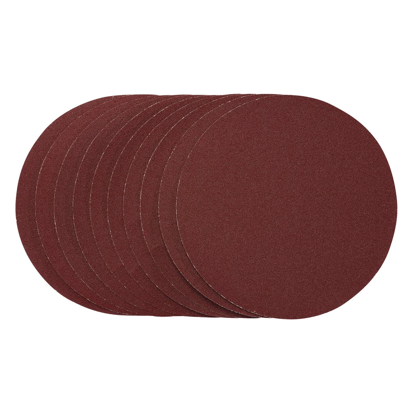 Draper Workshop Sanding Discs, 150Mm, Psa, 120 Grit, (Pack Of 10) - 63014