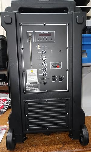 Miniatura 9 de Pyle - Sistema de bocinas PA portátil e inalámbrico – alta potencia de 1200W, compatible con Bluetooth para interiores y exteriores, altavoz DJ