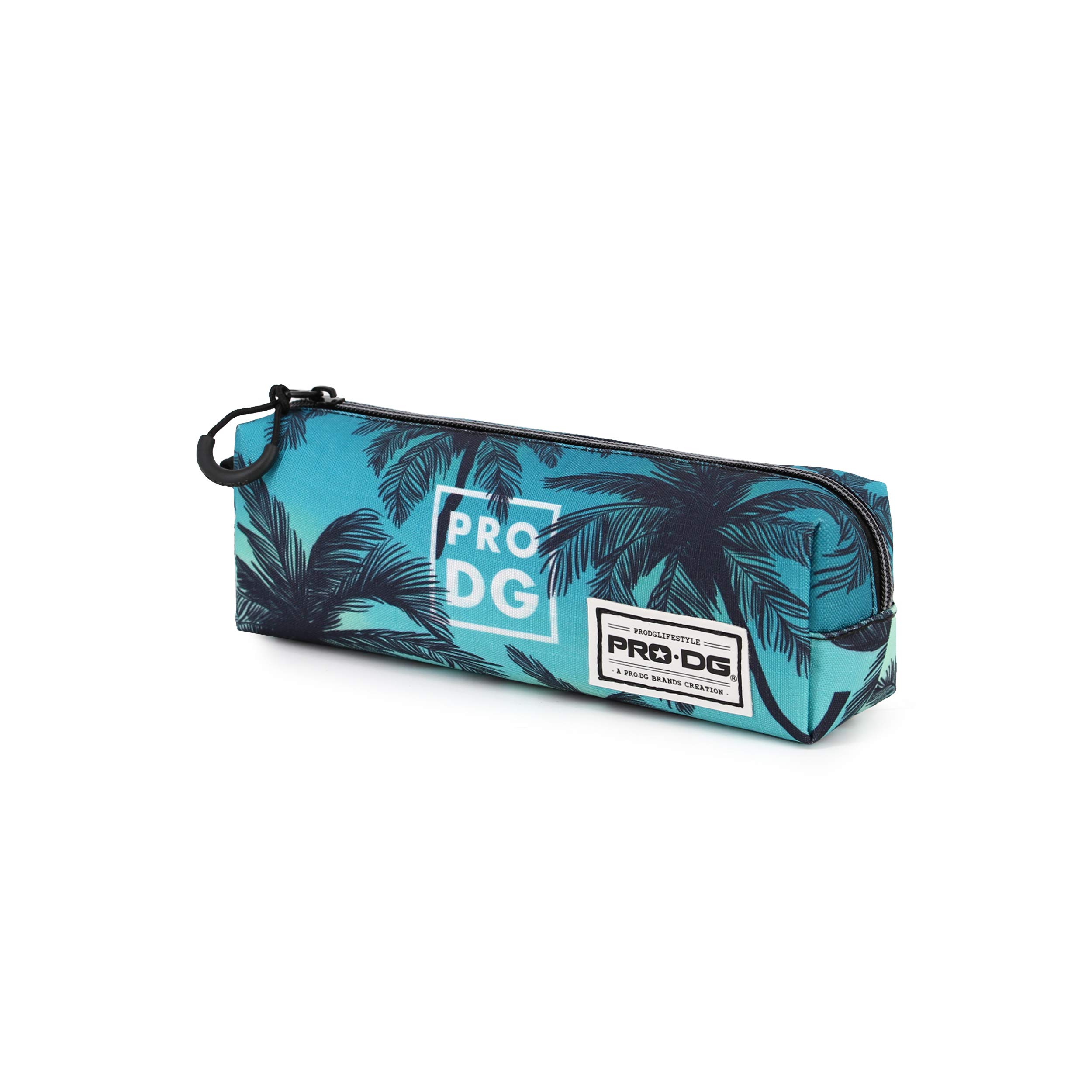 PRODG California-Square HS Pencil Case, Green, 21 x 7 cm