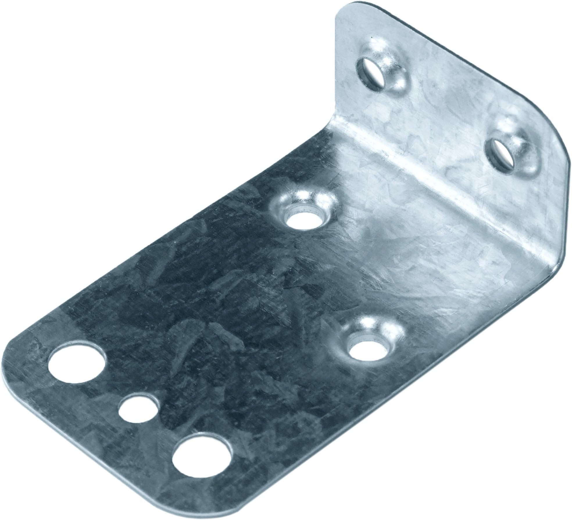 One Slot Fencing - (Set of 24) Fence Panel Straps - Fix Timber Fence Panels & Trellis 32mm to 51mm Thick to Wooden Posts - Adjustable U Clip - Galvanised Fence Bracket
