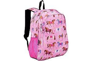 15-Inch Kids Backpack for Girls with Eye-catching Animal Designs