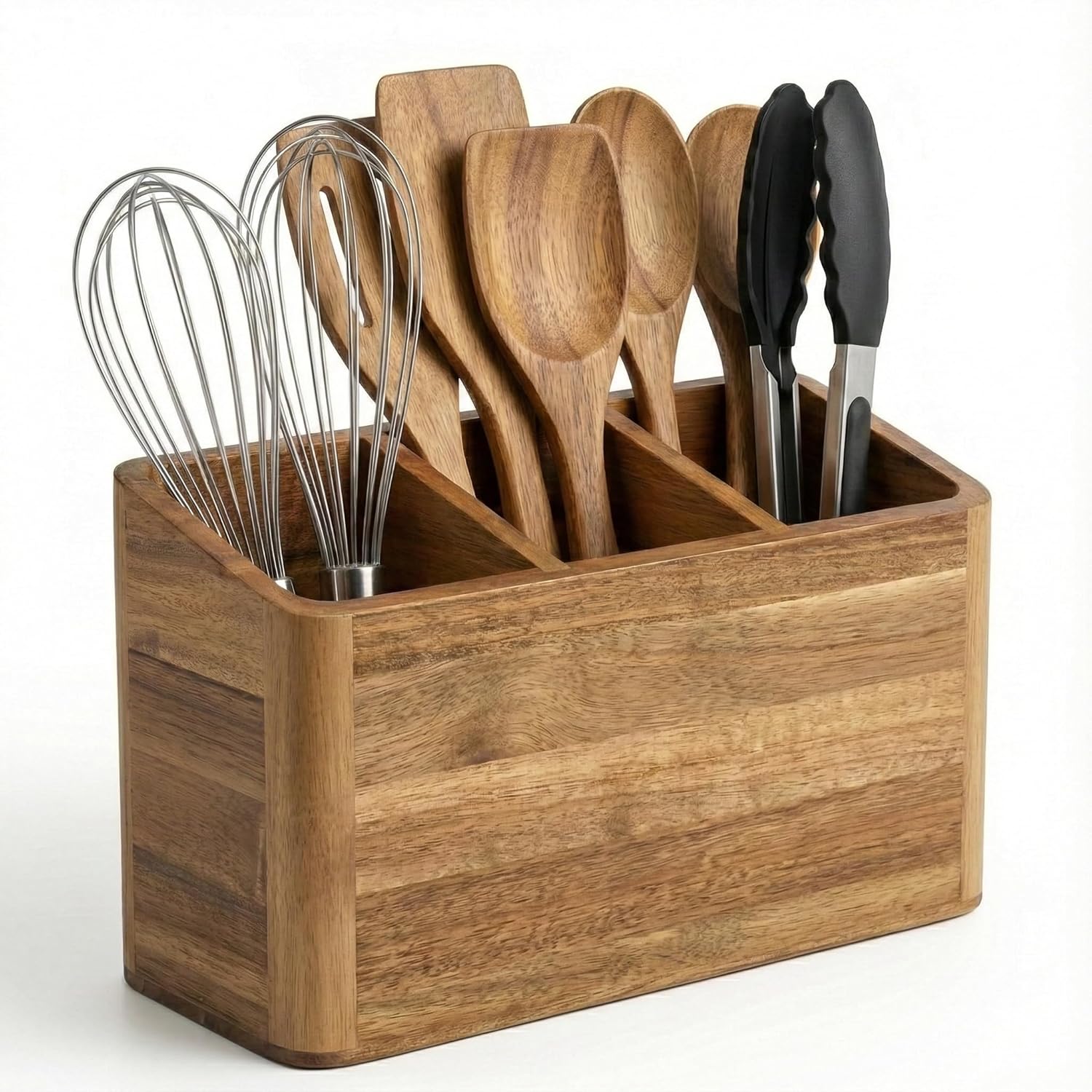 Dstuff Large Kitchen Utensil Holder Organizer for Counter or Countertop