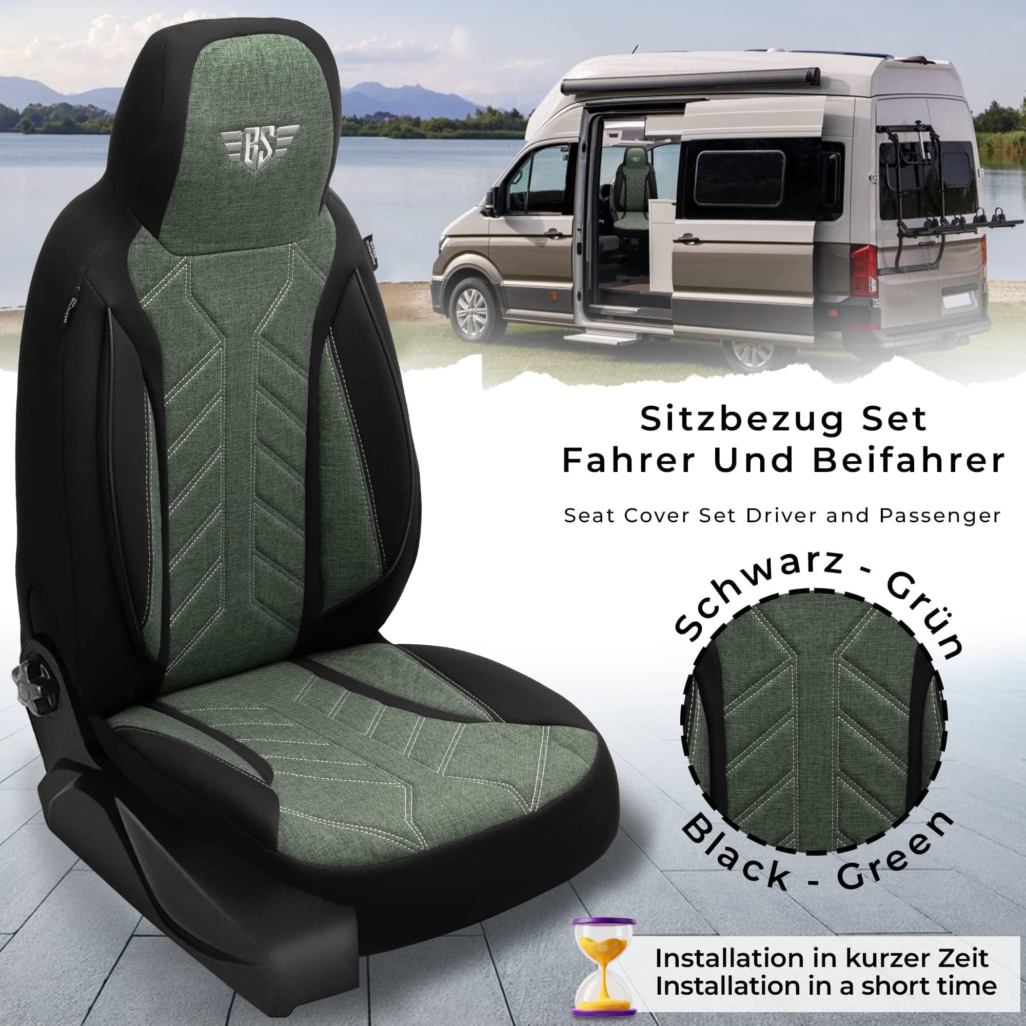 BREMER SITZBEZÜGE Housses de Protection pour Camping-Car La Marca Ducato Jumper Boxer PLKT213