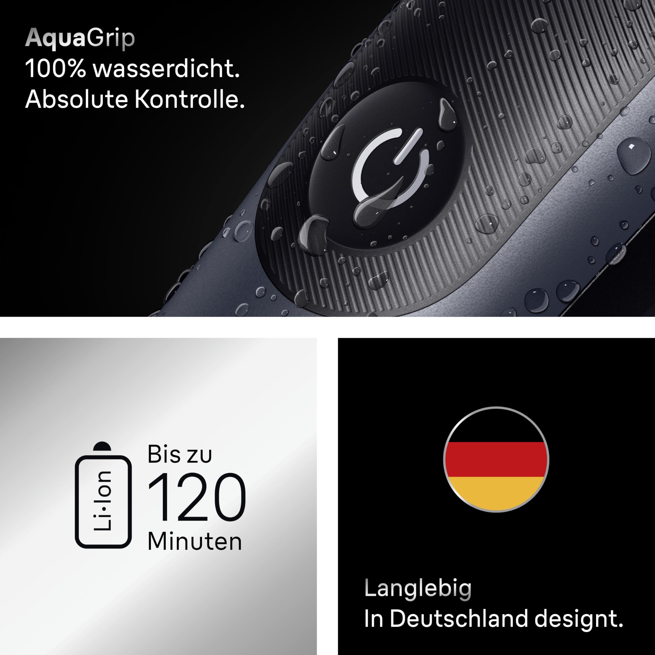 Braun Series 7 13-in-1 Multigroom Trimmer-Set, Barttrimmer, Haarschneidemaschine, 14 Längen, 120 Min. Akku, Wasserdicht