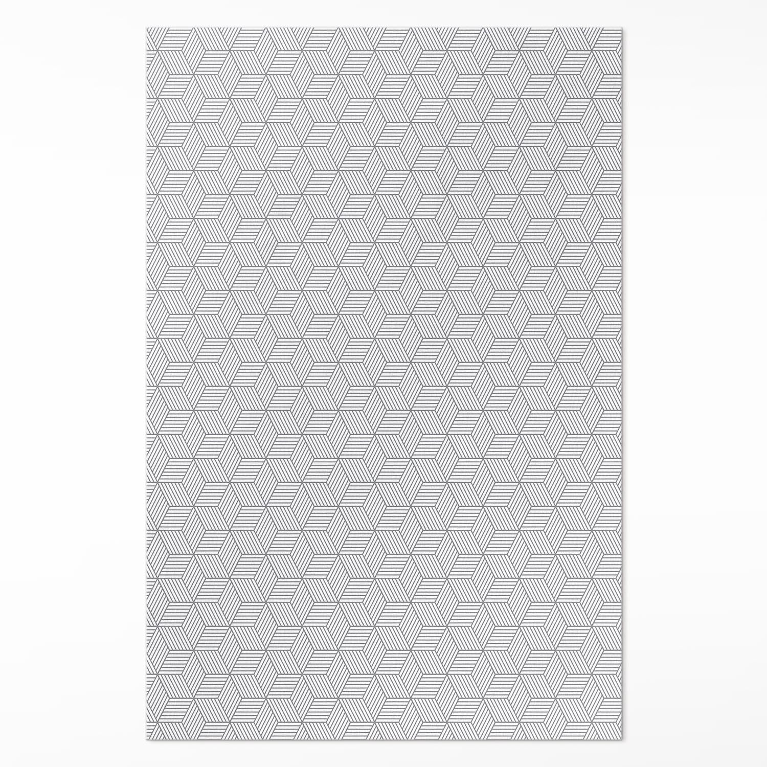 Tapis du sol vinyle entretien facile 80x120 pour cuisine et salon anti tache