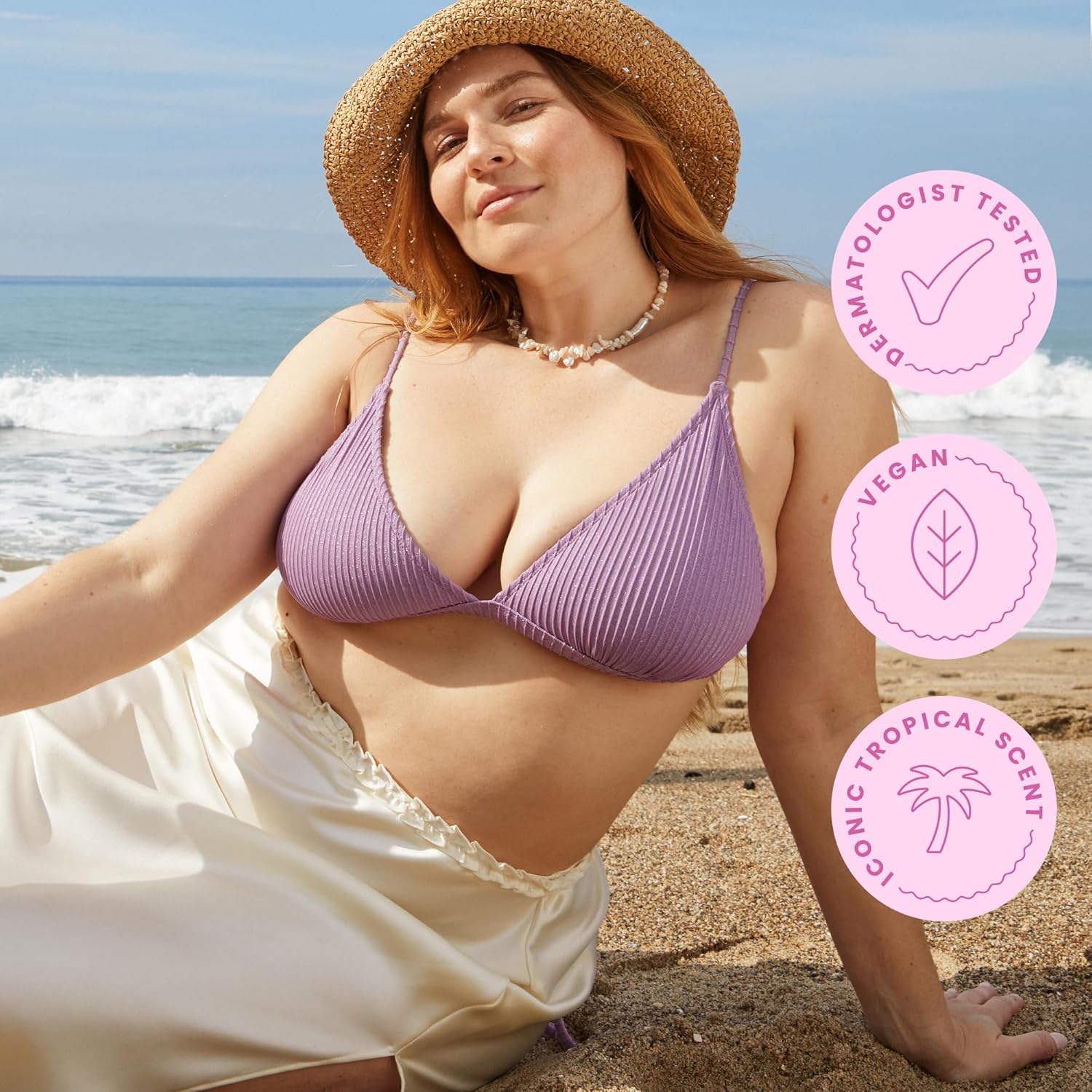 Hawaiian Tropic After Sun Body Butter with Coconut Oil, Beach Essentials, Tan Extender Lotion, 8oz each, Twin Pack (Pack of 2)