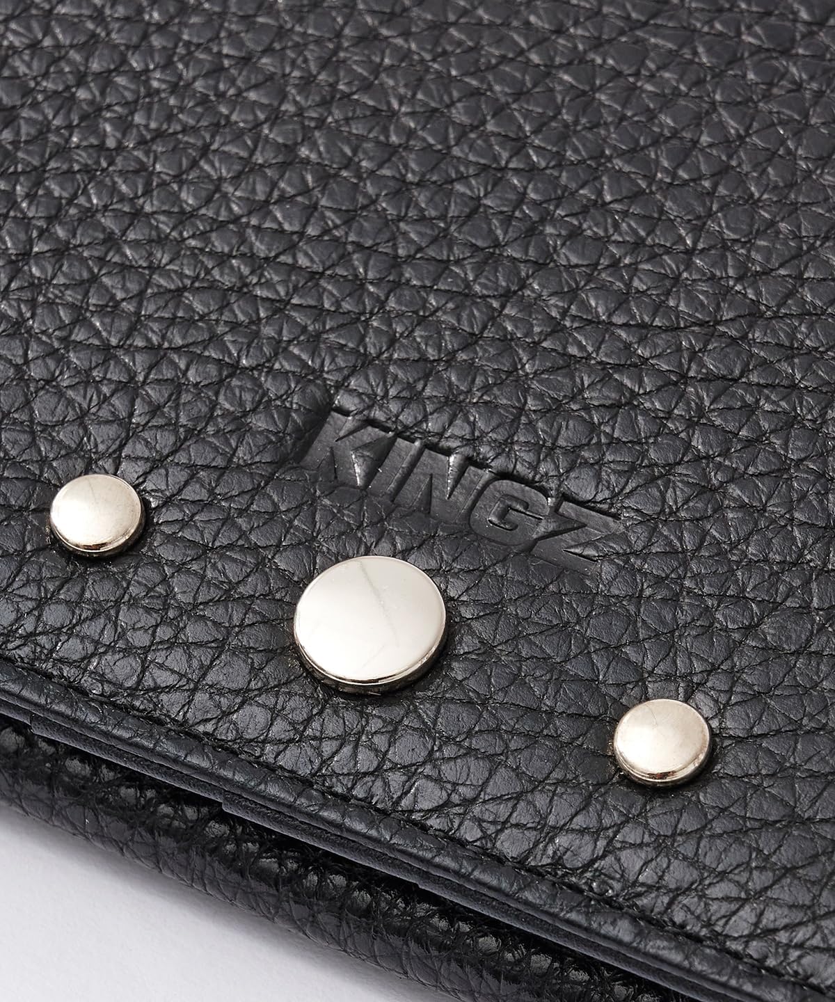 Amazon | スタッズ付かぶせ長財布 | 財布