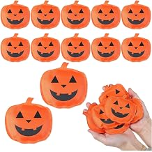 Libima 12 Pcs Halloween Pumpkin Bean Bags Jack-O-Lantern Tossing Game