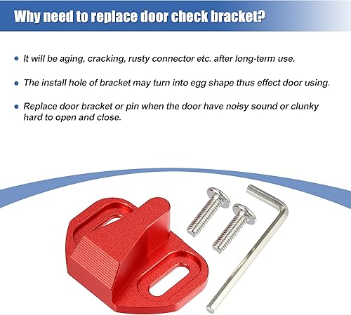 Miniatura 6 de X AUTOHAUX Hebilla de bloqueo de puerta trasera para Toyota FJ Cruiser 2007-2021 para Toyota FJ Cruiser 2007-2021 Prado 120 150 RAV4 2006-2012 para