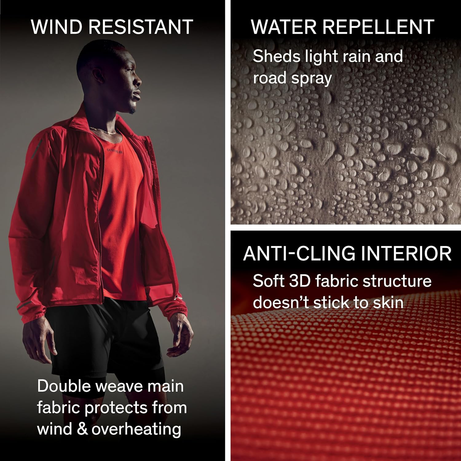 GOREWEAR Concurve Men’s Running Windbreaker | Lightweight Water-Resistant Jacket with Breathable Lining & Reflective Details - Image 4