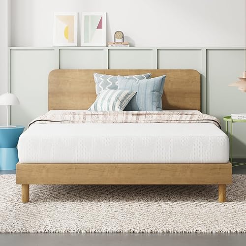 Novilla Colchón tamaño King de 6 pulgadas en una caja, colchón de espuma viscoelástica de gel King con espuma cómoda para un sueño nocturno