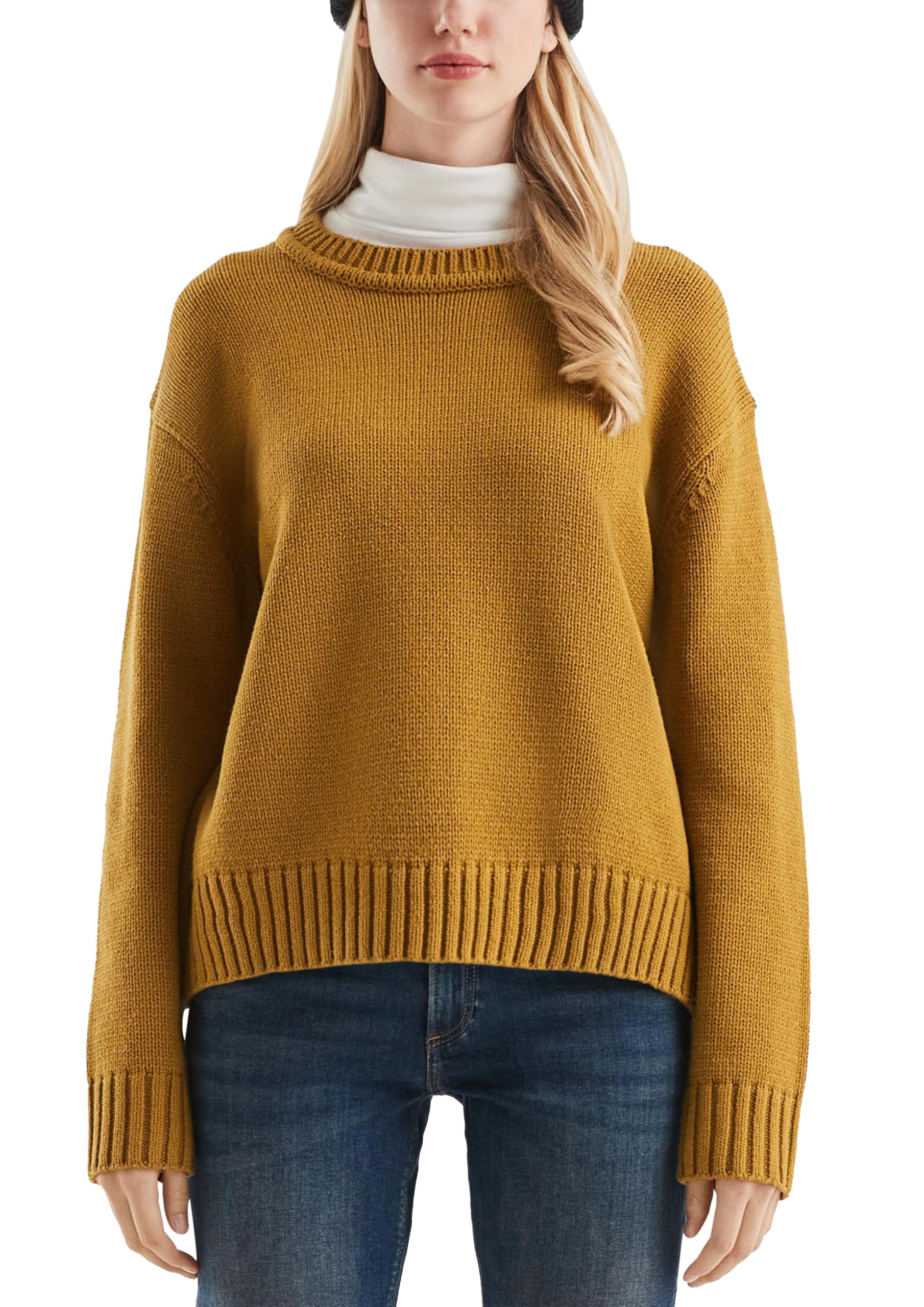 QS Strickpulli aus Baumwollmix