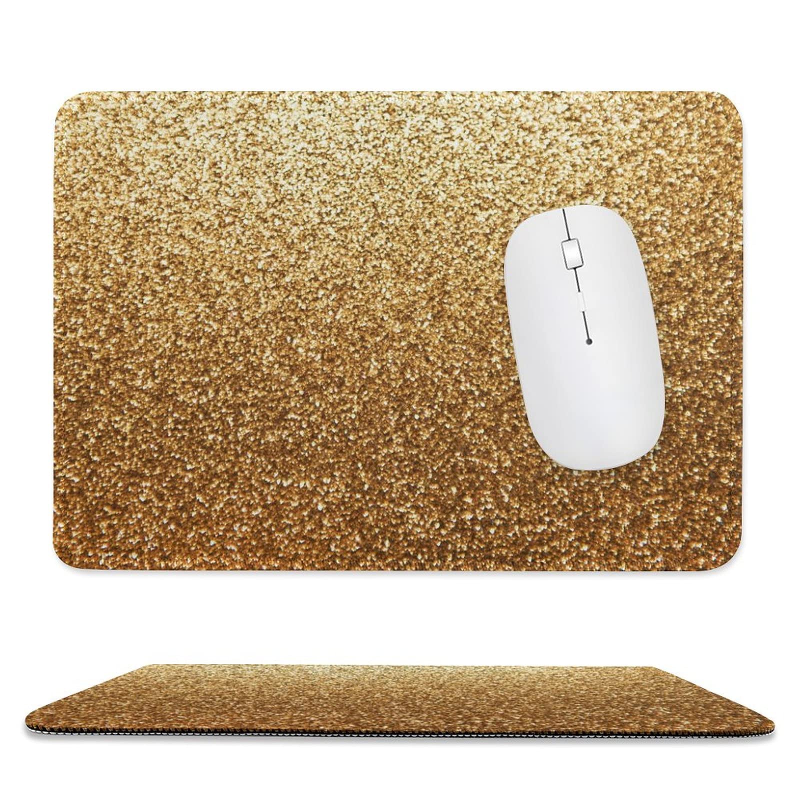 Amazon.co.jp: マウスパッド ゴールドダスト きらめく 金色 ゲーミング