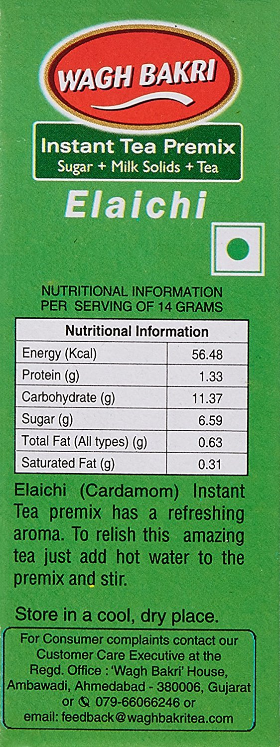 Wagh Bakri Elaichi Instant Tea Premix 140Gm (Pack Of 3), 600 grams 2