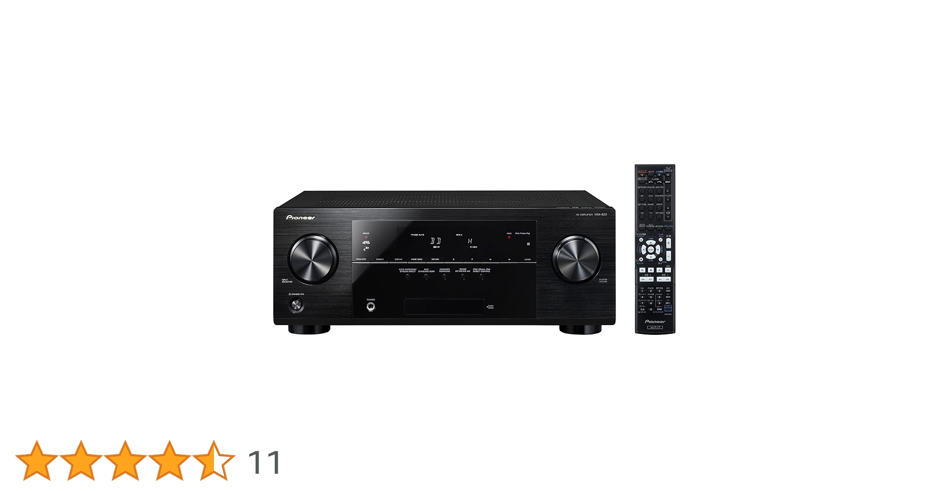 Pioneer AVアンプ VSA-822 本体　リモコン付 Pioneer AVアンプ VSA-822 本体 リモコン付 美品 Pioneer