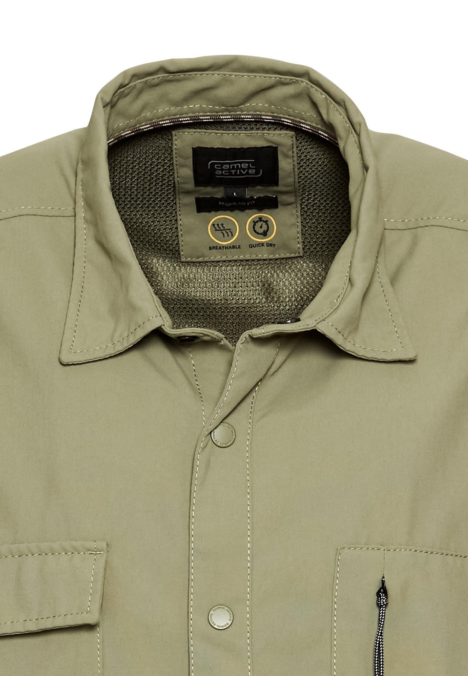 camel active Herren Kurzarmhemd mit Cooling Effekt