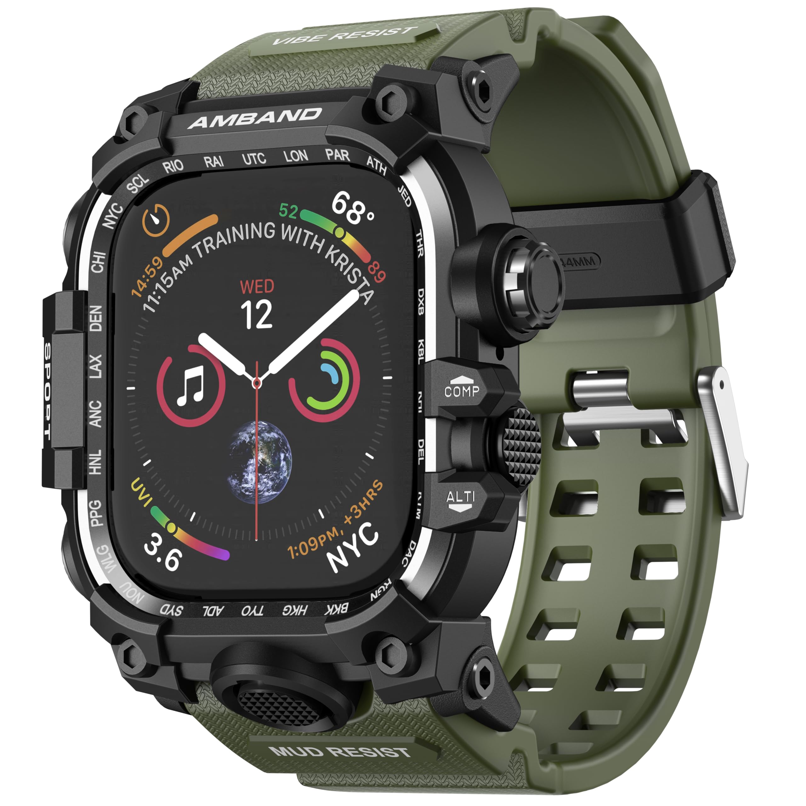 Amazon.com: amBand Rugged Case with Band for Apple Watch